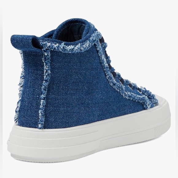 Michael Kors Denim Hightop Sneakers - Picture 4 of 7